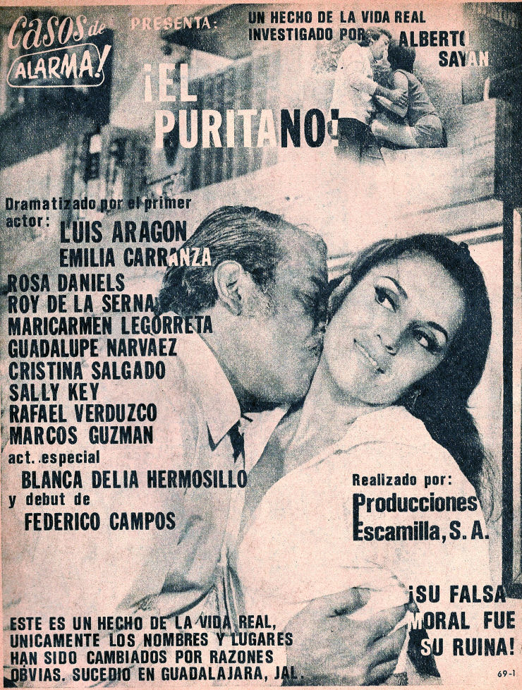 La Revistaría De Librada Casos De Alarma No 69 “el Puritano” Miércoles 9 De Agosto De 1972 Tg 